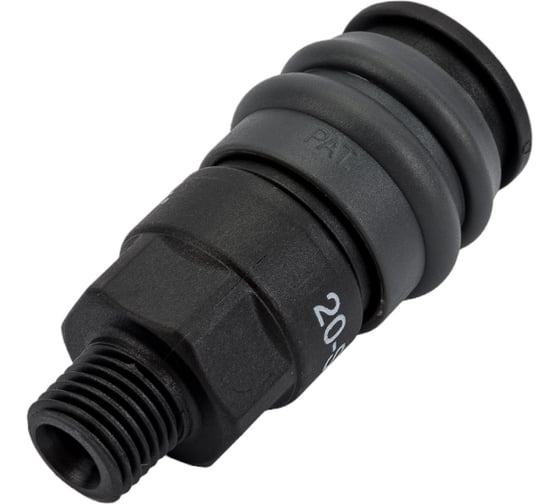 Композитное быстроразъёмное соединение (рапид- 1/4"М) WIEDERKRAFT WDK-820SM