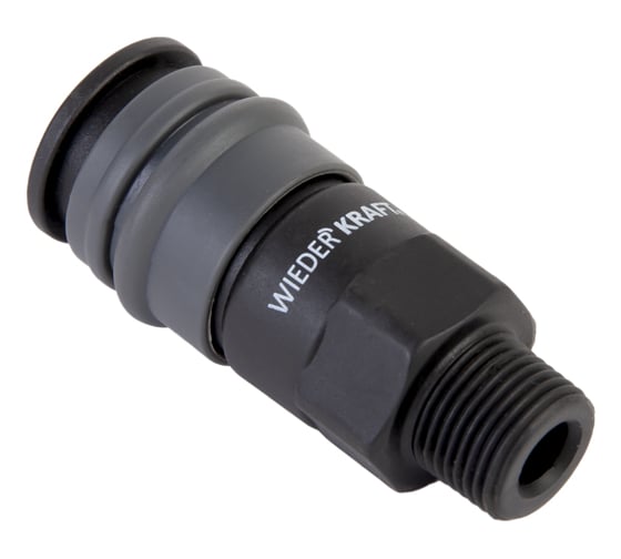 Композитное быстроразъёмное соединение (рапид- 3/8"М) WIEDERKRAFT WDK-830SM