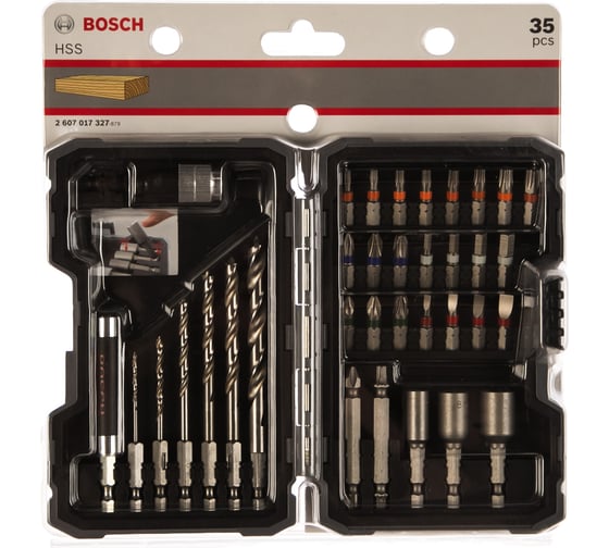 Набор бит и сверл по дереву 35 шт. Bosch 2607017327