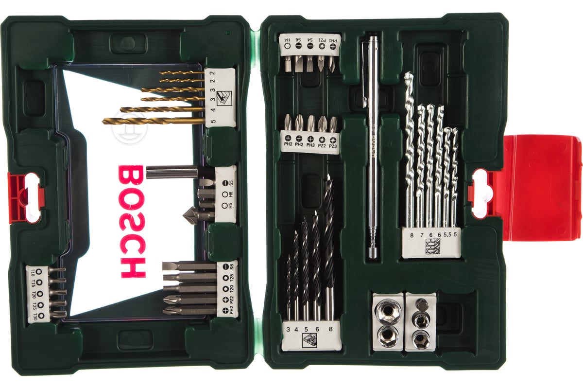 Набор принадлежностей V-line (48 шт.) Bosch 2607017314 - выгодная цена ...