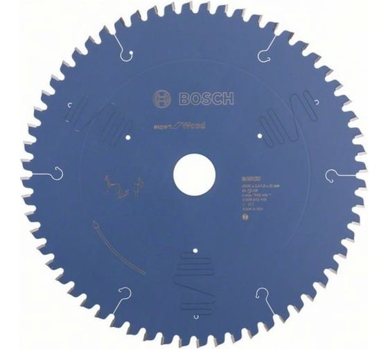 Пильный диск Expert for Wood 250x30x2.4/1.8 мм, 60T ATB neg Bosch 2608642498 1