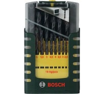 Набор сверл по металлу 19 шт, HSS-R, 1-10 мм Bosch 2607017151