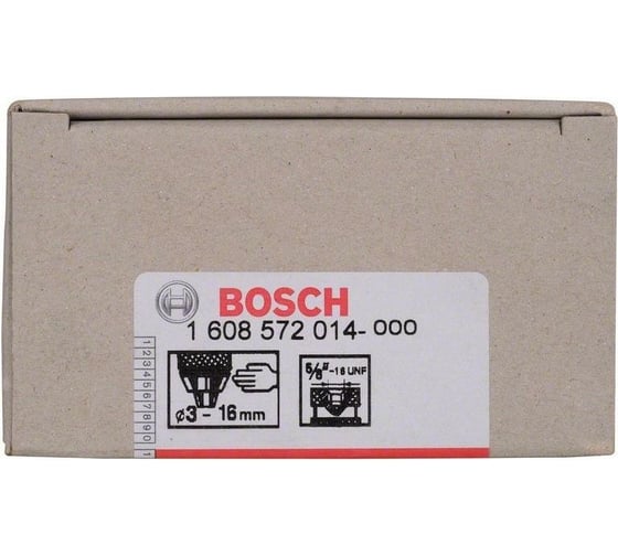 Быстрозажимный сверлильный патрон 3-16 мм, 5/8"-16 UNF Bosch 1608572014