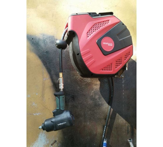 Шланг пневматический армированный PVC на катушке (15+1 м; 1/4; 20 бар ...