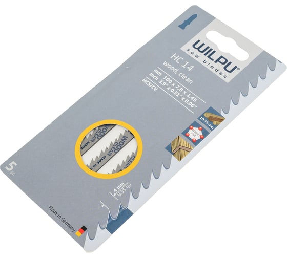 Пилка по дереву HC 14 5 шт. WILPU 217000005