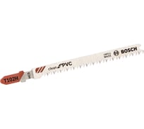 Лобзиковая пилка 2 шт. T102H CleanPVC Bosch 2609256C57