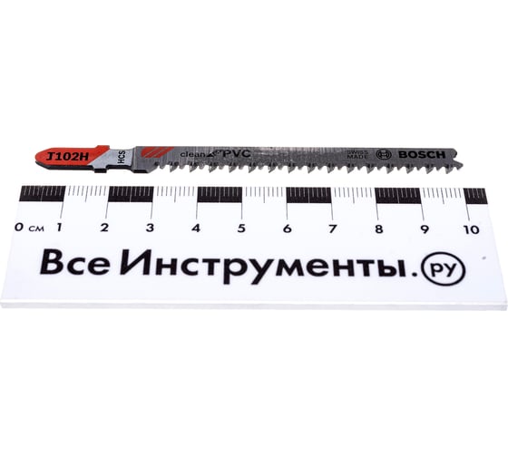 Лобзиковая пилка 2 шт. T102H CleanPVC Bosch 2609256C57