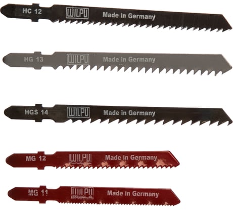 Набор пилок по дереву и металлу SORT 2000 (5 шт) WILPU 0286000005