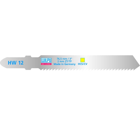 Пилка по изоляционным материалам HW 12 5 шт. WILPU 241000005
