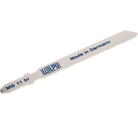 Пилка по металлу MG 11 bi (5 шт; 76.5х7.8х1 мм; 55 мм; 21 TPI; BiM) WILPU 0255100005