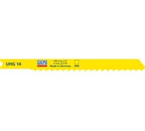 Пилка по дереву UHG 14 (5 шт; 75 мм; 6.35 TPI; HCS/CV) WILPU 431000005
