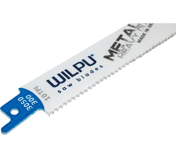 Полотно по металлу 3050/300 Bi-metall (3 шт; 300х22х1.57 мм; 280 мм; 10 TPI) WILPU 1553000003