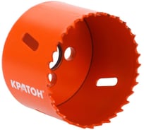 Коронка универсальная биметаллическая Кратон ф60 мм. 1 04 06 011