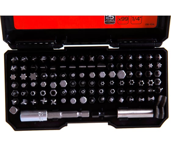 Набор насадок с держателем (99 шт.) NEO Tools 06-104