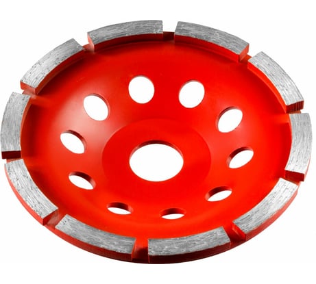 Однорядная алмазная шлифовальная чашка. ЗУБР 125мм 33377-125