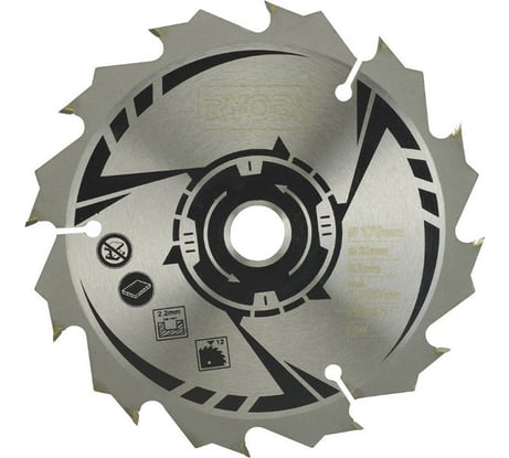 Пильный диск для EWS1150RS (170х20х2.2 мм; 12 зубьев) Ryobi CSB170A1 5132002565
