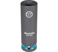 Головка ударная удлиненная торцовая Impact Black 17x81.5 мм, 1/2"DR Makita E-16477