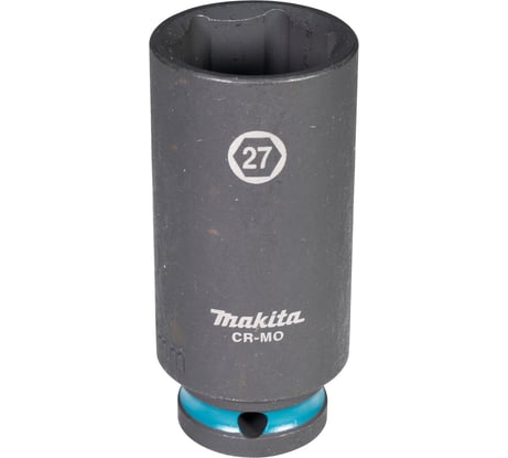 Головка ударная удлиненная торцовая Impact Black 27x81.5 мм, 1/2"DR Makita E-16536