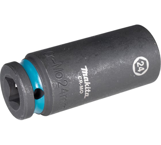 Головка ударная удлиненная торцовая Impact Black 24x81.5 мм, 1/2"DR Makita E-16520