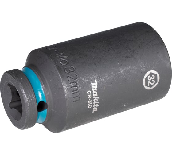 Головка ударная удлиненная торцовая Impact Black 32x81.5 мм, 1/2"DR Makita E-16558