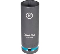 Головка ударная удлиненная торцовая Impact Black 19x81.5 мм, 1/2"DR Makita E-16499