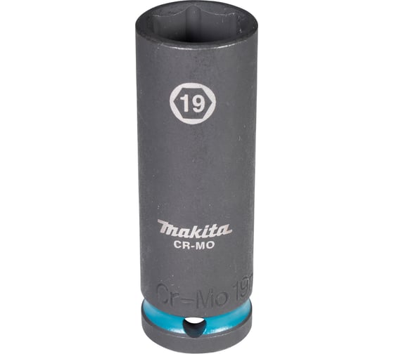 Головка ударная удлиненная торцовая Impact Black 19x81.5 мм, 1/2"DR Makita E-16499 1