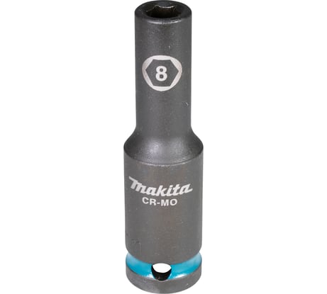 Головка ударная удлиненная торцовая Impact Black 8x81.5 мм, 1/2"DR Makita E-16405