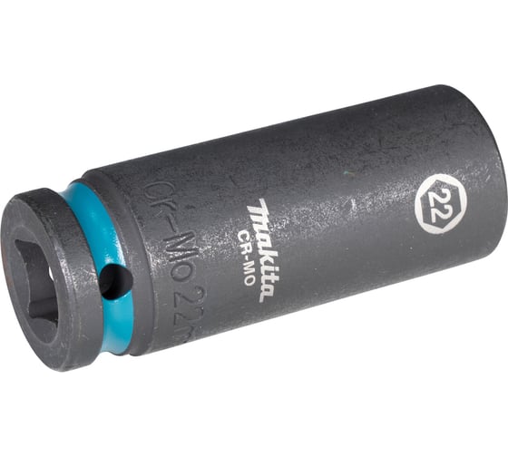 Головка ударная удлиненная торцовая Impact Black 22x81.5 мм, 1/2"DR Makita E-16514
