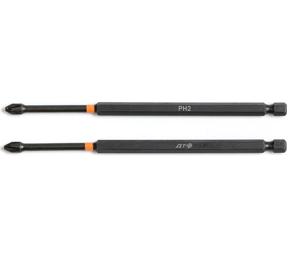 Бита ударная PH2, 150 мм, 1/4'', 2 шт Дело Техники 793282