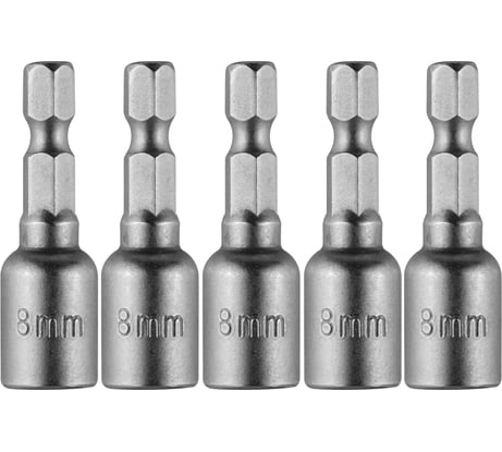Набор бит с торцевыми головками 8x42 мм, 5 шт vertextools БТ-8-42