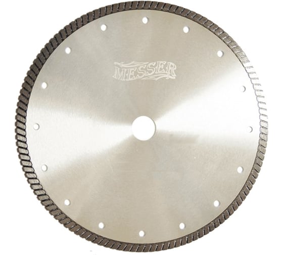 Диск алмазный турбо B/L по бетону 180D-2.3T-7.5W-22.2 MESSER 01-31-180