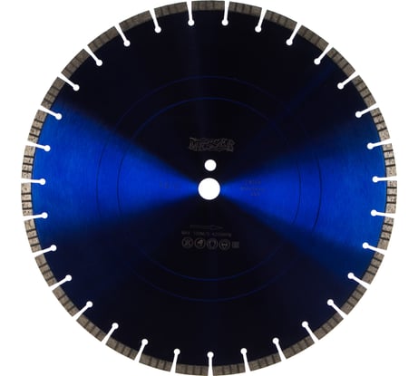 Диск алмазный турбосегментный FB/Z по железобетону 450D-3.6T-12W-32S-25.4 MESSER 01-16-451