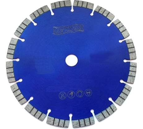 Диск алмазный турбосегментный FB/Z по железобетону 500D-3.6T-12W-36S-25.4 MESSER 01-16-501