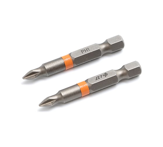 Биты 1/4", PH1 × 50 мм, 2шт. Дело Техники 790122 1
