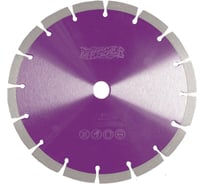 Диск алмазный сегментный G/M по граниту 230D-2.4T-12W-16S-22.2 MESSER 01-14-230