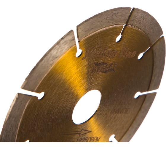 Диск алмазный сегментный YL по граниту 125D-1.6T-10W-22.2 MESSER 01-02-125