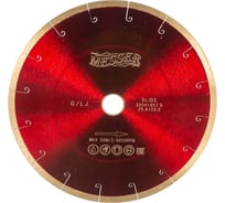 Диск алмазный сплошная кромка с микропазом G/L J-slot по граниту 230D-1.6T-7.5W-22.2/25.4 MESSER 01-24-230