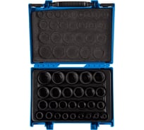 Набор ударных торцевых головок шестигранных 8-36 мм, 1/2"DR, 27 предметов KING TONY 4427MP