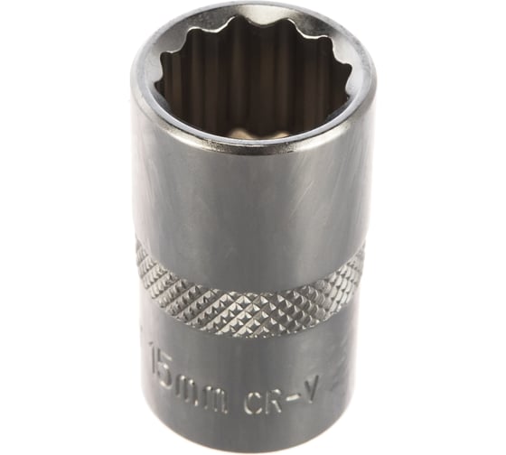 Головка торцевая 12-ти гранная (15 мм; 1/2"; 40 мм) Станкоимпорт Г.12.42.М15 1