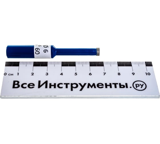 Коронка алмазная по керамограниту TETRIS (6х35 мм; C10) MESSER 06-80-006