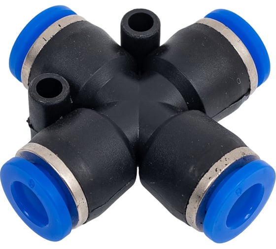 Фитинг крест Pegas 6 мм Pegas pneumatic 5802