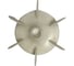 Крыльчатка для мотора YL90L-2, 2.2 кВт Pegas pneumatic 6739 1