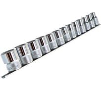 Комплект 6-ти гранных торцевых головок (8-22 мм; 3/8"; 13 шт.) Hans 3613M