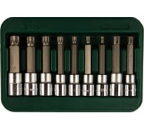 Набор торцевых головок-бит RIBE, SPLINE (1/2") 9 шт. Hans 46028-49
