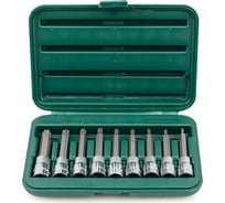 Набор торцевых головок-бит TORX (Т20-Т60; 1/2") 9 шт. Hans 46024-49