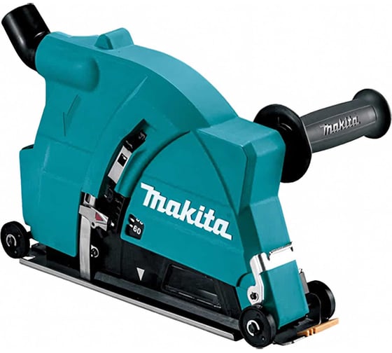 Кожух для штробления с пылеотводом 230 мм на роликах Makita 198379-2 1