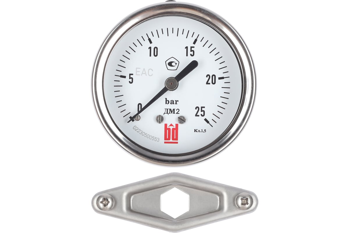 Манометр ДМ 2 063 ТС (0-25) бар, кл.1.5, G1/4" BD 1152100018 - выгодная ...