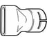 Широкая щелевая насадка для ELECTRON (40х2 мм) Leister 107.134 1