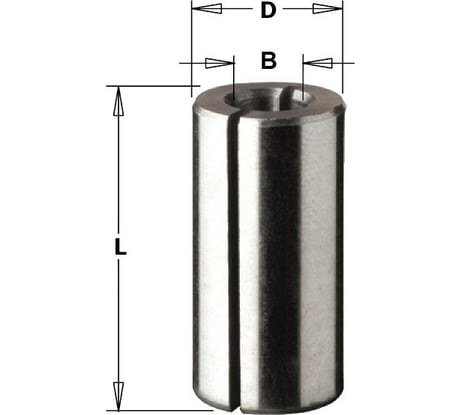 Втулка переходная разрезная (8 мм; 12х25 мм) CMT 799.380.00