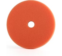 Диск полировальный поролоновый 150 мм, средней жесткости, гладкий, оранжевый, липучка SANDWOX 815.07.150.08